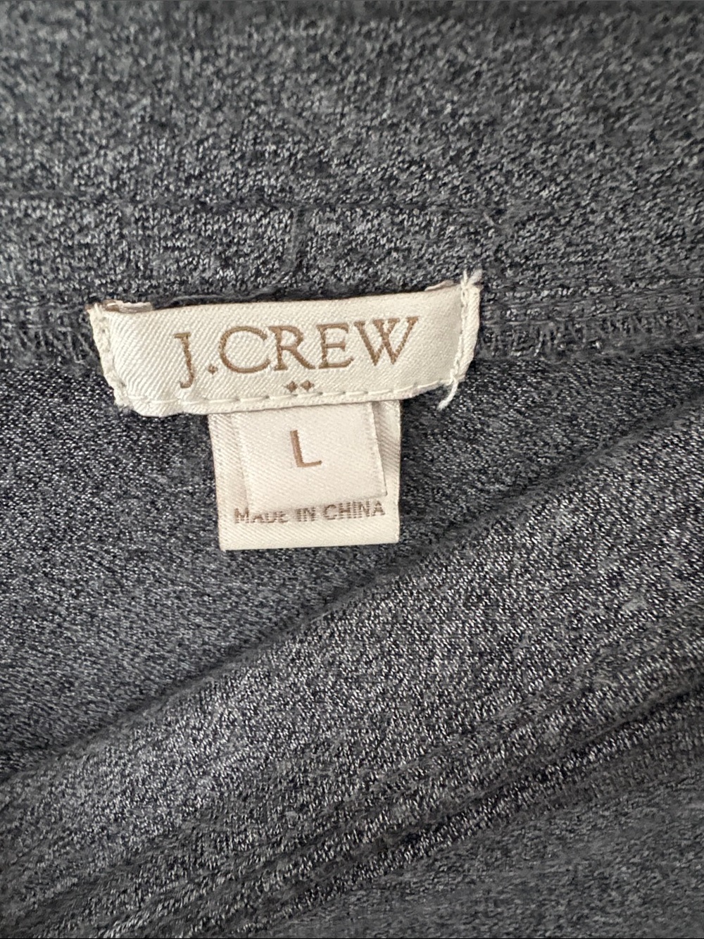 J. CREW Factory Maxi Long Skirt Heathered Grey L - Picture 3 of 6